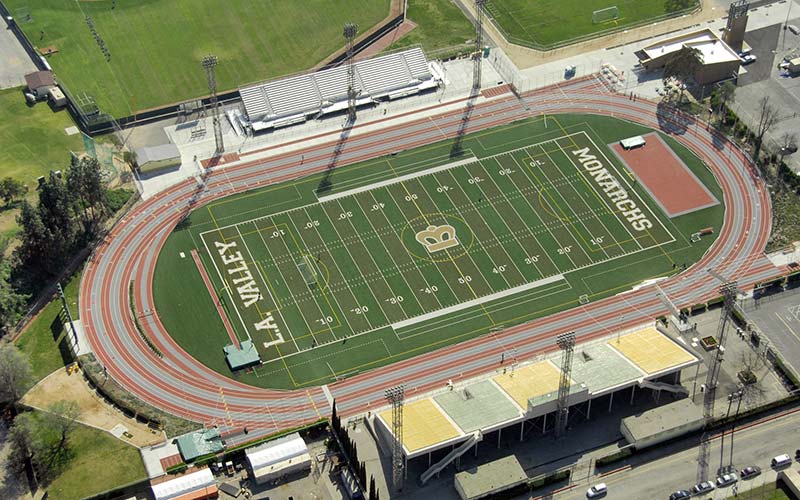 Los Angeles Valley College Synthetic Track And Field