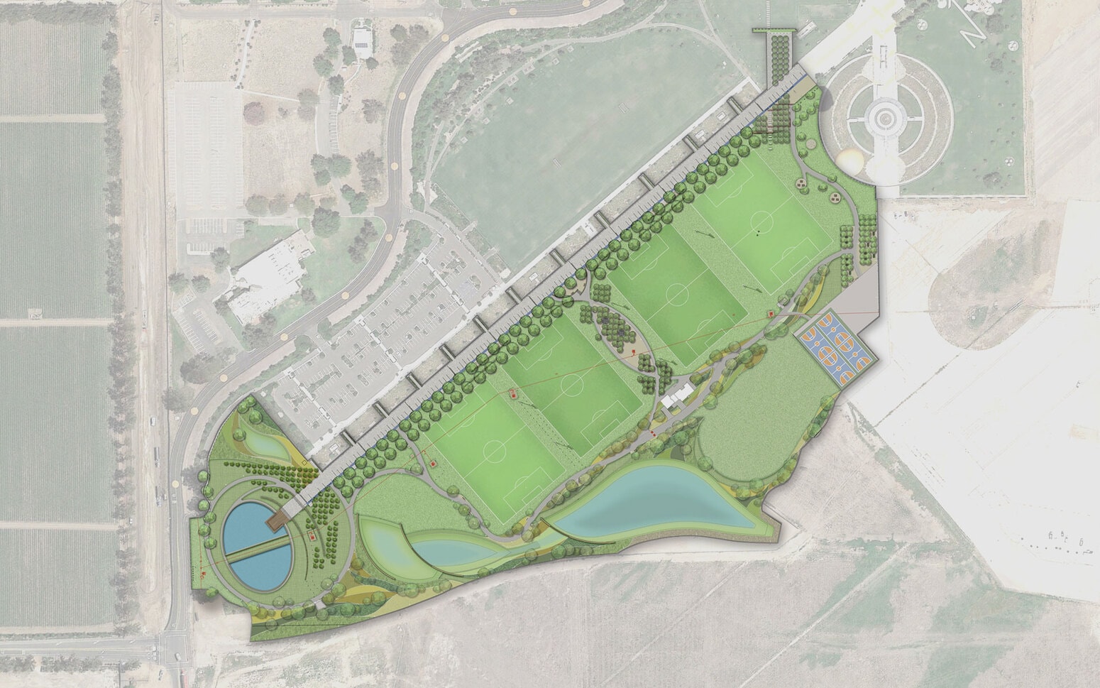 Orange County Great Park South Lawn PH 1 Site Plan