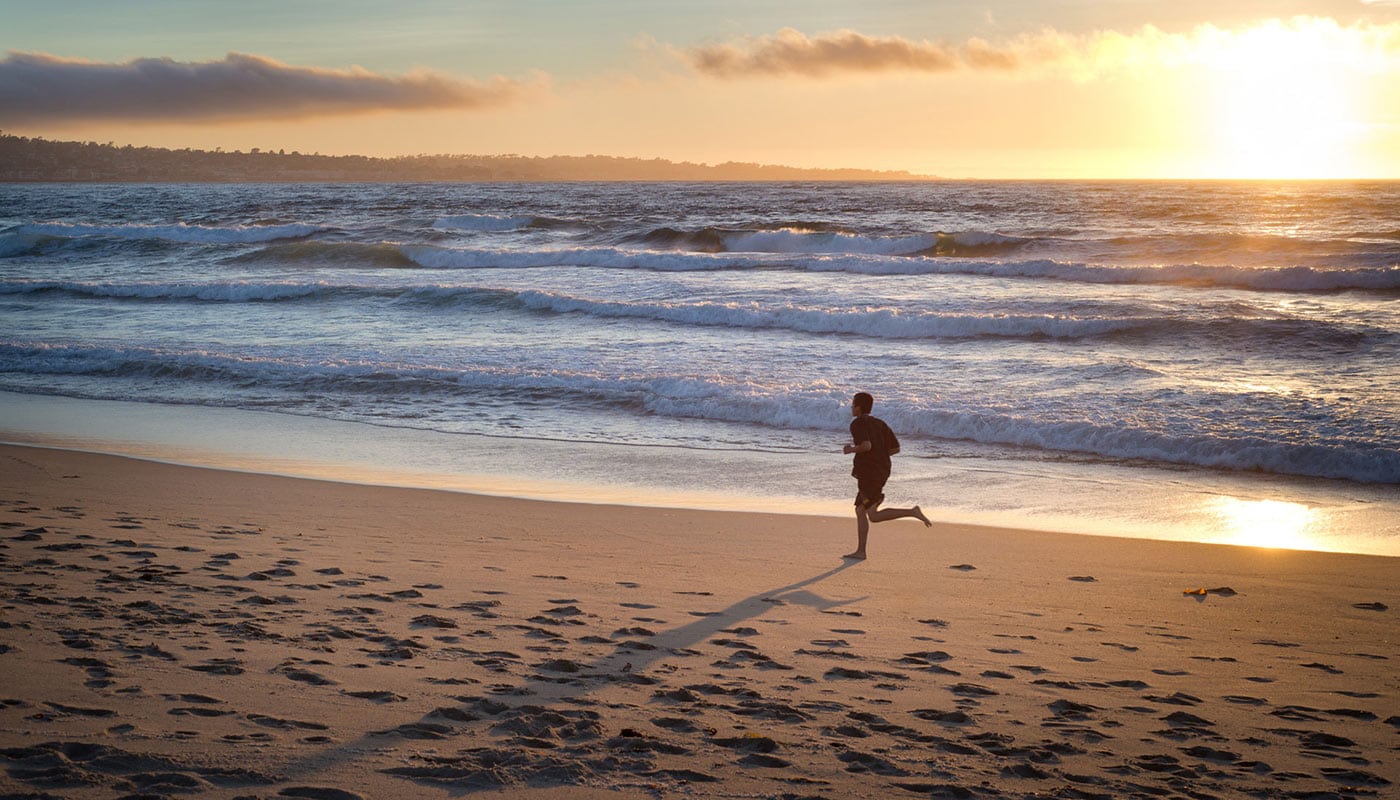 Running Beach Sunset Header Web