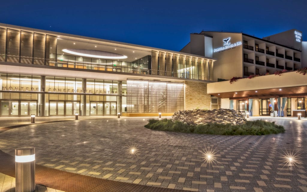 Portola Hotel & Spa Fountain BFS Landscape Architects Planning, Design, Project Management