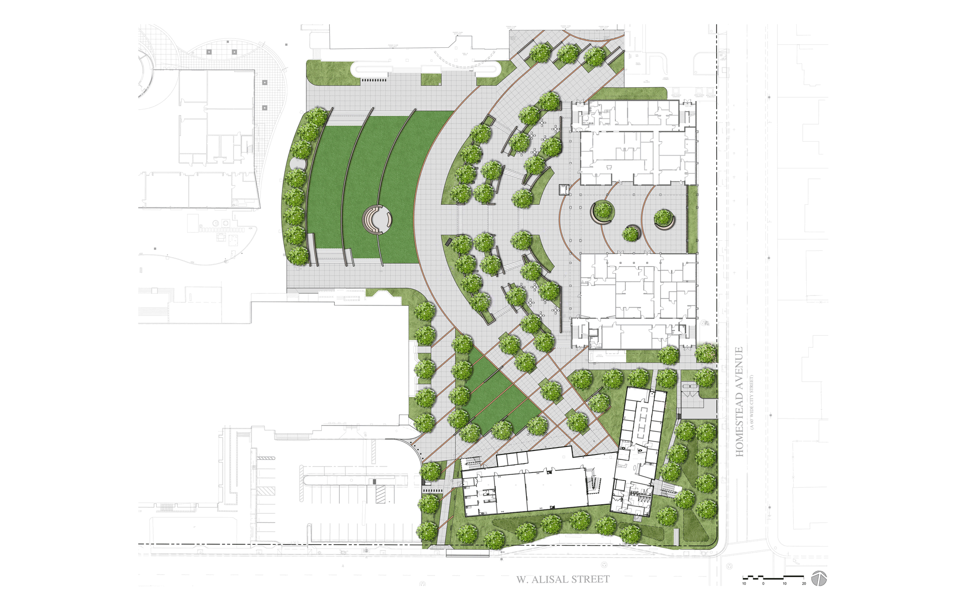 Hartnell College Quad Modernization | BFS Landscape Architects ...