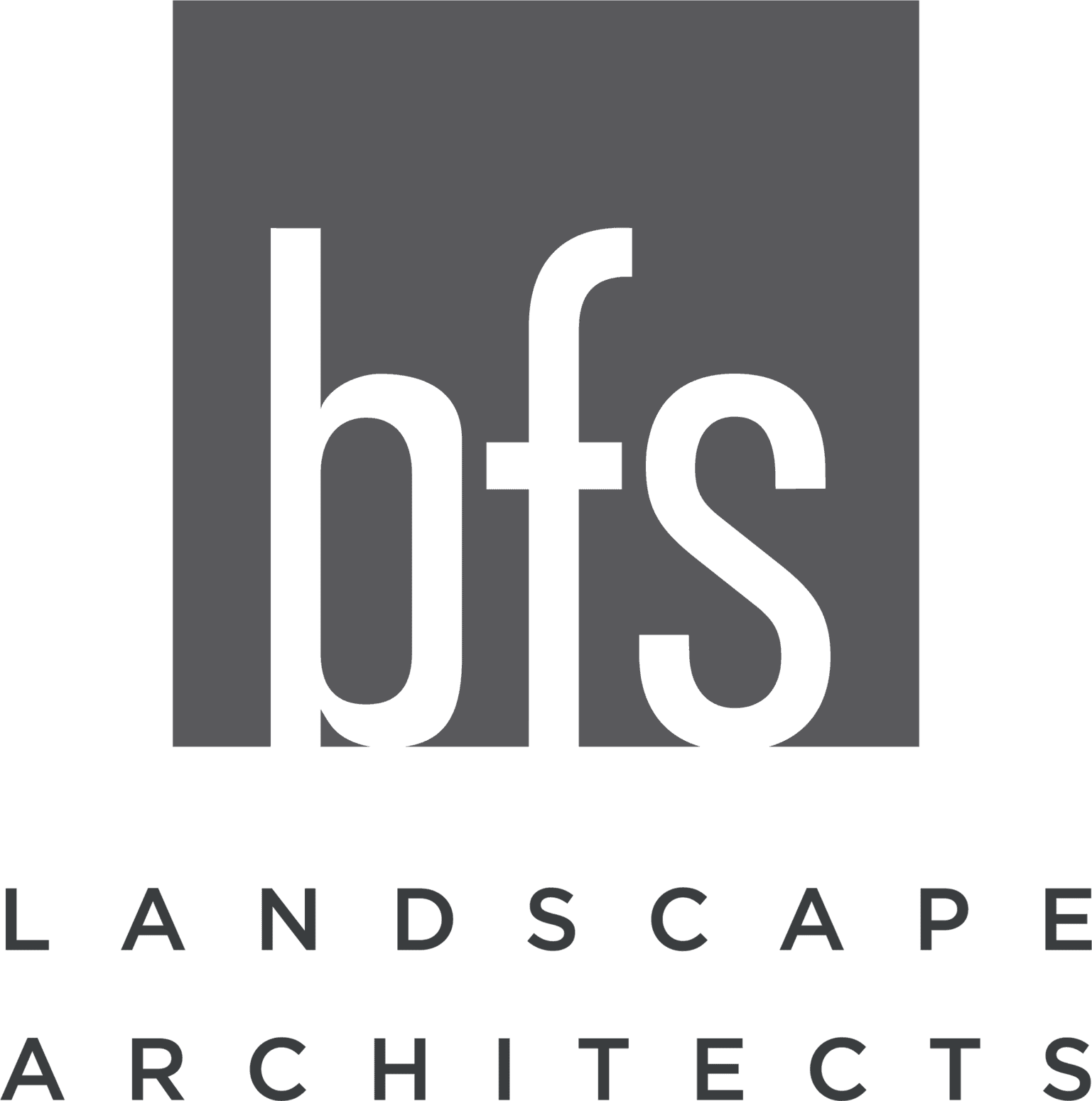 Bfs Landscape Architects Square Lockup Grayscale